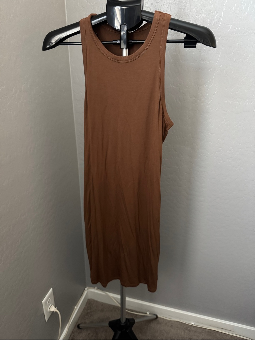 Gentle Fawn Kaylee Tank Dress Dark Toffee Color Size Small NWT